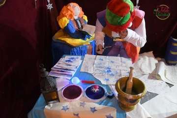 La alcaldesa de Telde alaba el ambiente mágico de la Casa de la Navidad/Francisco Javier Santana y TA.